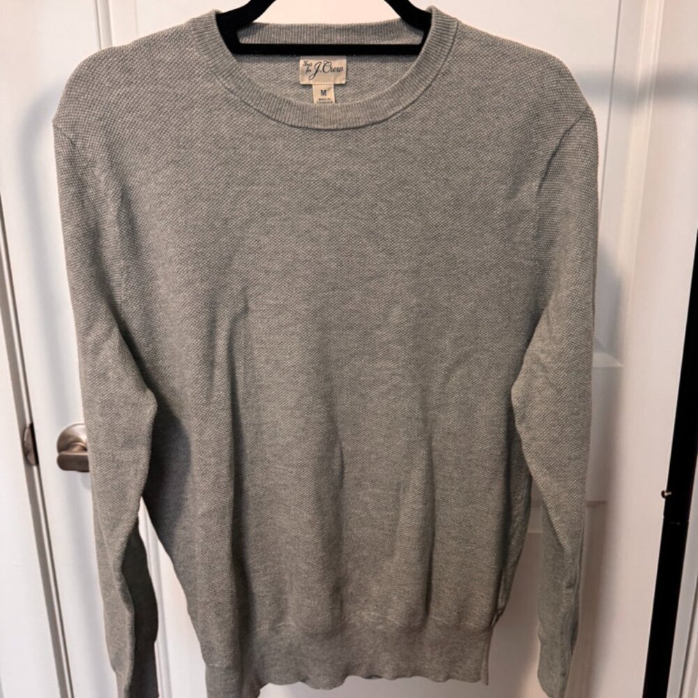 J. Crew Long Sleeve Knit Sweater - light gray